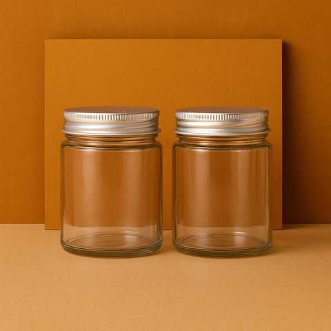 Clear Jar 100 ml - Pack of 2, 6, or 12 Jars